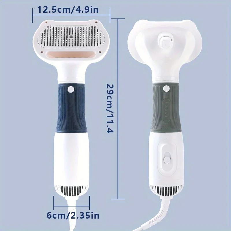 Dog Water Blower Hair Pulling Blowing Wind Modeling 3 In 1 Artifact Dog Hair Pulling Machine Hair Dryer Teddy Hair Comb Beauty