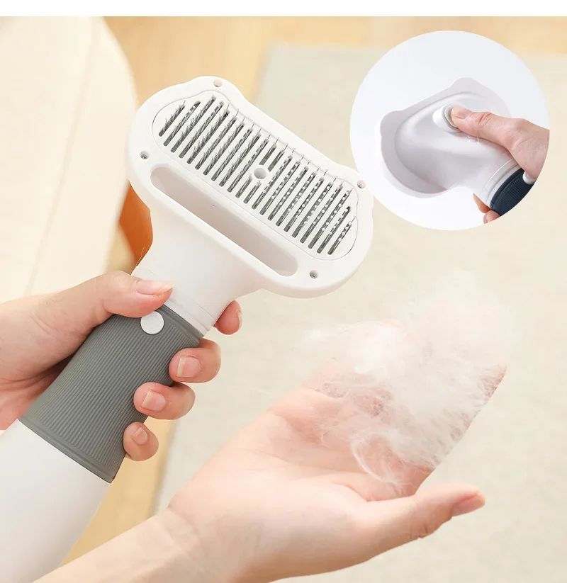 Dog Water Blower Hair Pulling Blowing Wind Modeling 3 In 1 Artifact Dog Hair Pulling Machine Hair Dryer Teddy Hair Comb Beauty