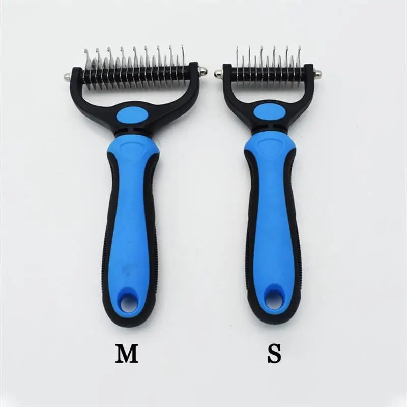 Dog Brush Pet Hair Remover Cat Comb For Cats Dogs Long Hair Short Hair Pet Grooming Care Brush Remove Undercoat Dog Cat Professiona Accessories