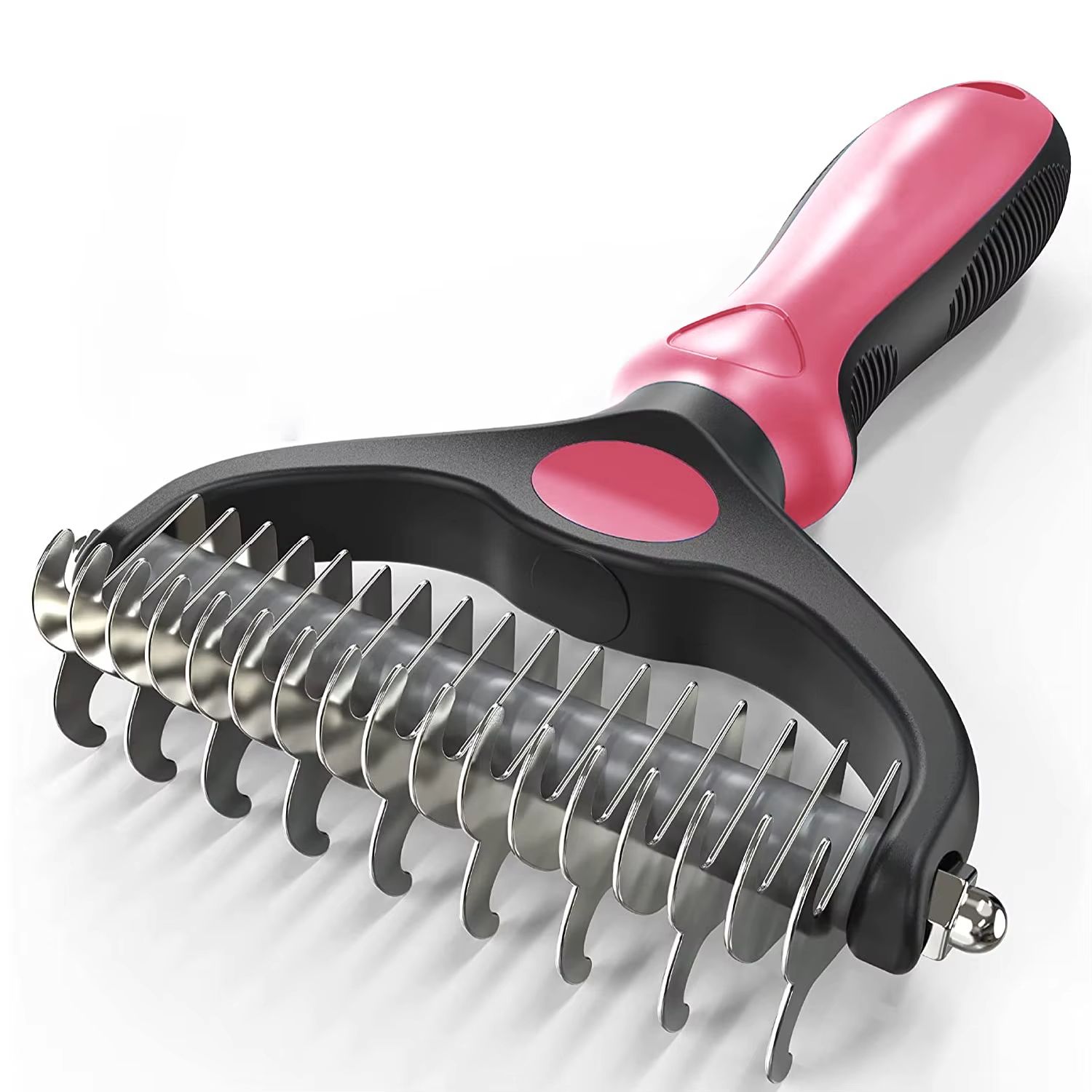 Dog Brush Pet Hair Remover Cat Comb For Cats Dogs Long Hair Short Hair Pet Grooming Care Brush Remove Undercoat Dog Cat Professiona Accessories