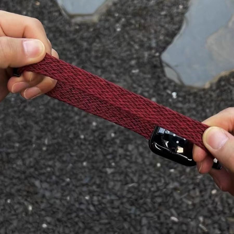 Watch Bands Nylon Strap for Apple Watch Band 44mm 40mm 49mm 45mm 41 42 38 Solo Loop Bracelet for Iwatch Series 7 8 9 SE 6 5 4 Ultra 2 Correa