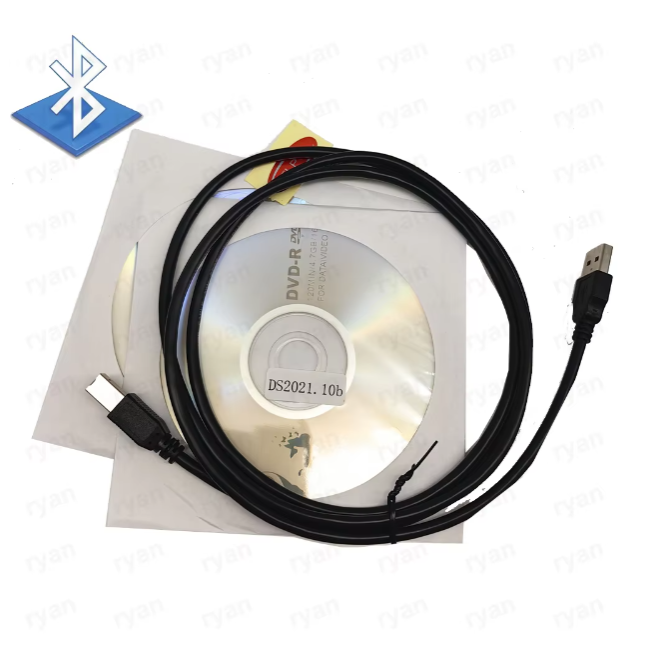 New AK DS150E With Bluetooth 2021.11 Keygen For Del DS150E With BT OBD2 Diagnostic Tools Cars Trucks OBDII Scanner