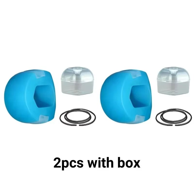 Fitness Face Masseter Men Facial Pop N Go Mouth Jaw Jaw Exerciser Muscle Chew Ball Chew Bite Breaker Training with Box