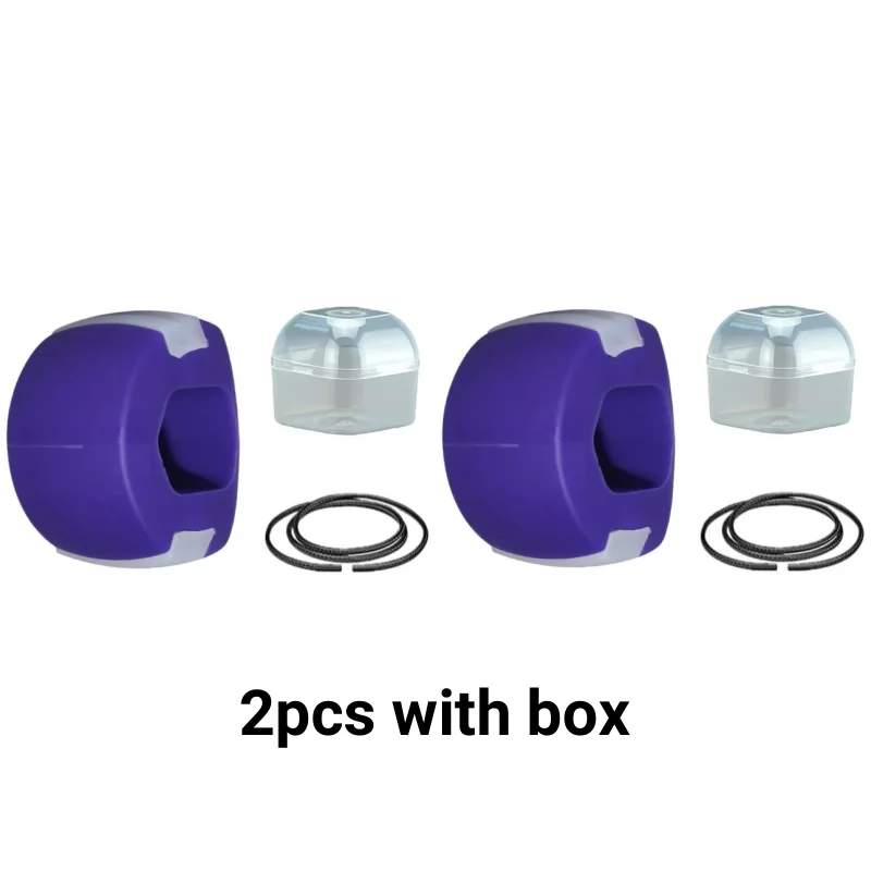 Fitness Face Masseter Men Facial Pop N Go Mouth Jaw Jaw Exerciser Muscle Chew Ball Chew Bite Breaker Training with Box