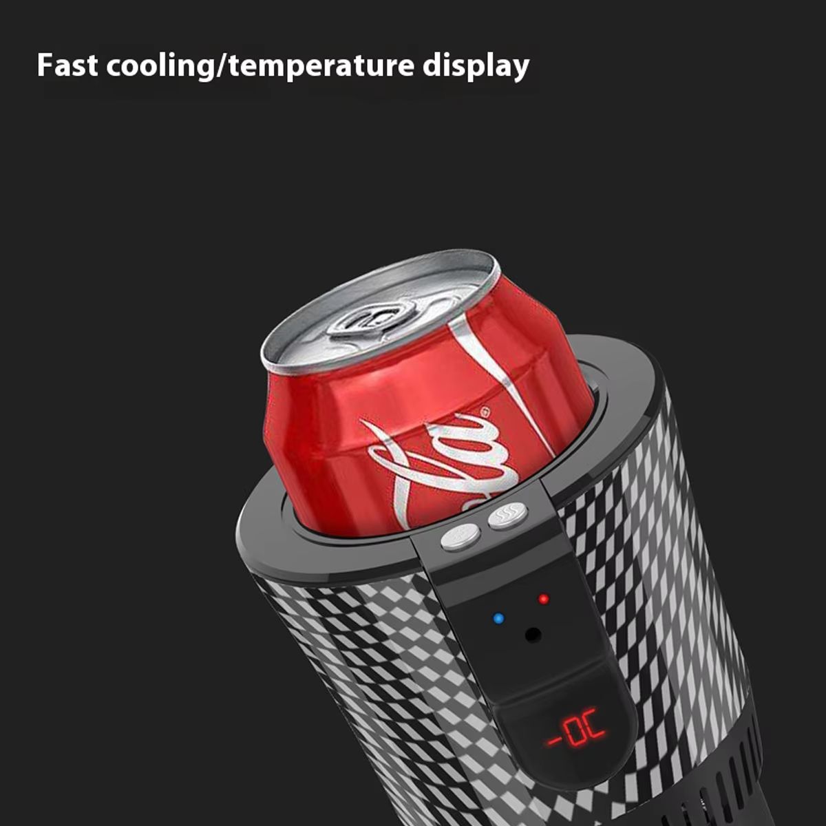 Car hot and cold cups, home dual-purpose intelligent thermal insulation hot water cups, refrigeration and heating cups, mini cup