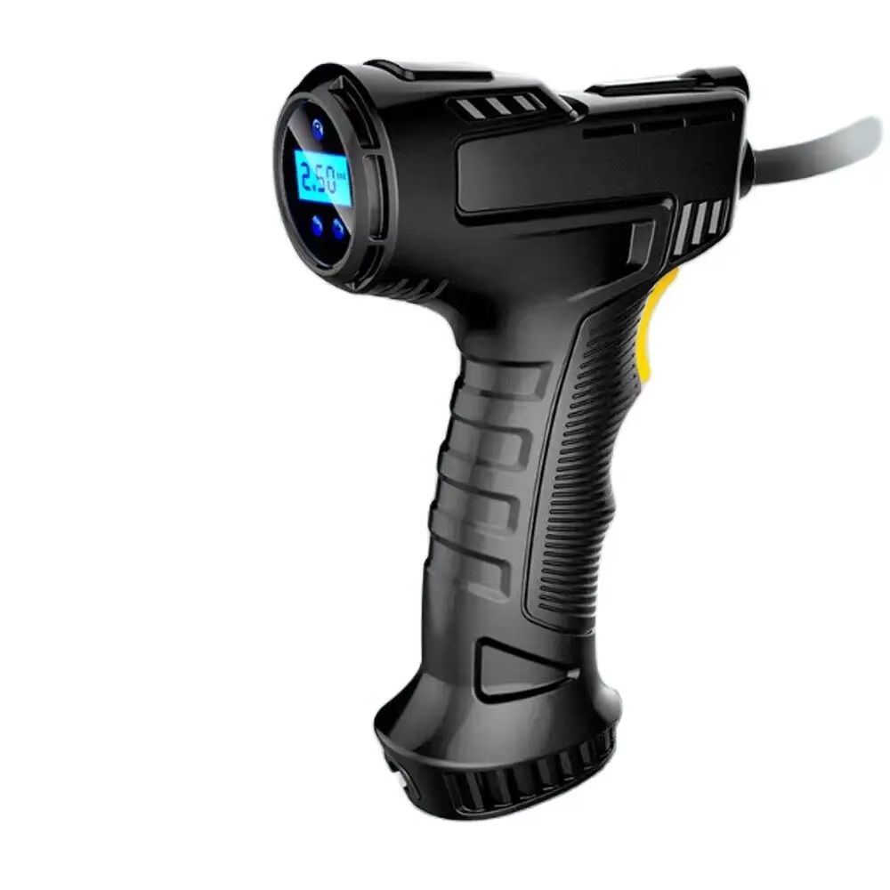 120W Digital Car Tyre Inflator Car Air Pump Wireless Car Tyre Inflator Portable Air Compressor with LED Lights for Tyres