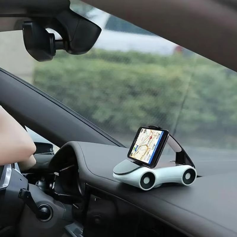 Car Mobile Phone Holder Multifunctional Universal Hand Clamp Car Model Holder Sports Car Design Desktop Holder Rotatable Fixed