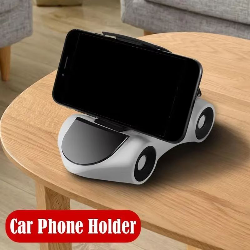 Car Mobile Phone Holder Multifunctional Universal Hand Clamp Car Model Holder Sports Car Design Desktop Holder Rotatable Fixed