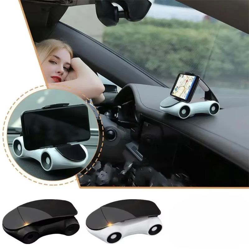 Car Mobile Phone Holder Multifunctional Universal Hand Clamp Car Model Holder Sports Car Design Desktop Holder Rotatable Fixed