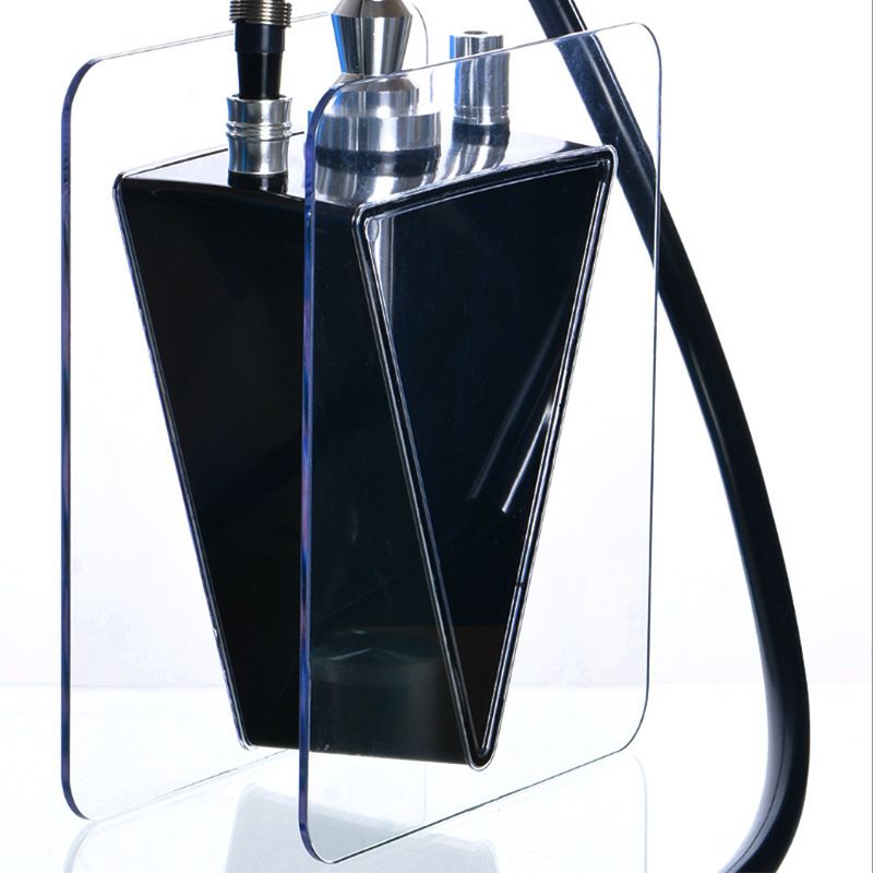 Acrylic inverted triangle hookah set, plastic pot, accessories, smoking set