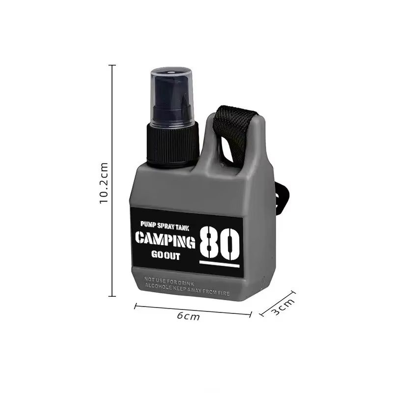Spray Bottle Pump with Buckle, Portable, Outdoor Camping Travel Spray Bottle, Cosmetic Container, Alcohol, Perfume, Refillable