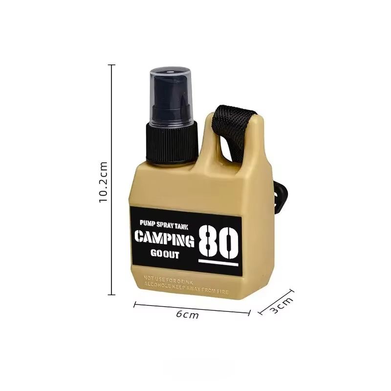 Spray Bottle Pump with Buckle, Portable, Outdoor Camping Travel Spray Bottle, Cosmetic Container, Alcohol, Perfume, Refillable