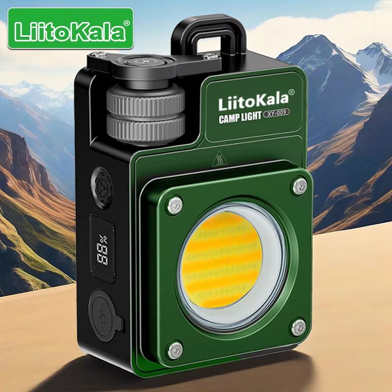 MINI outdoor camping light camping light tactical ultra-long battery life tent light camping main light super bright new keychain light 3000mAh rechargeable flashlight multifunctional portable