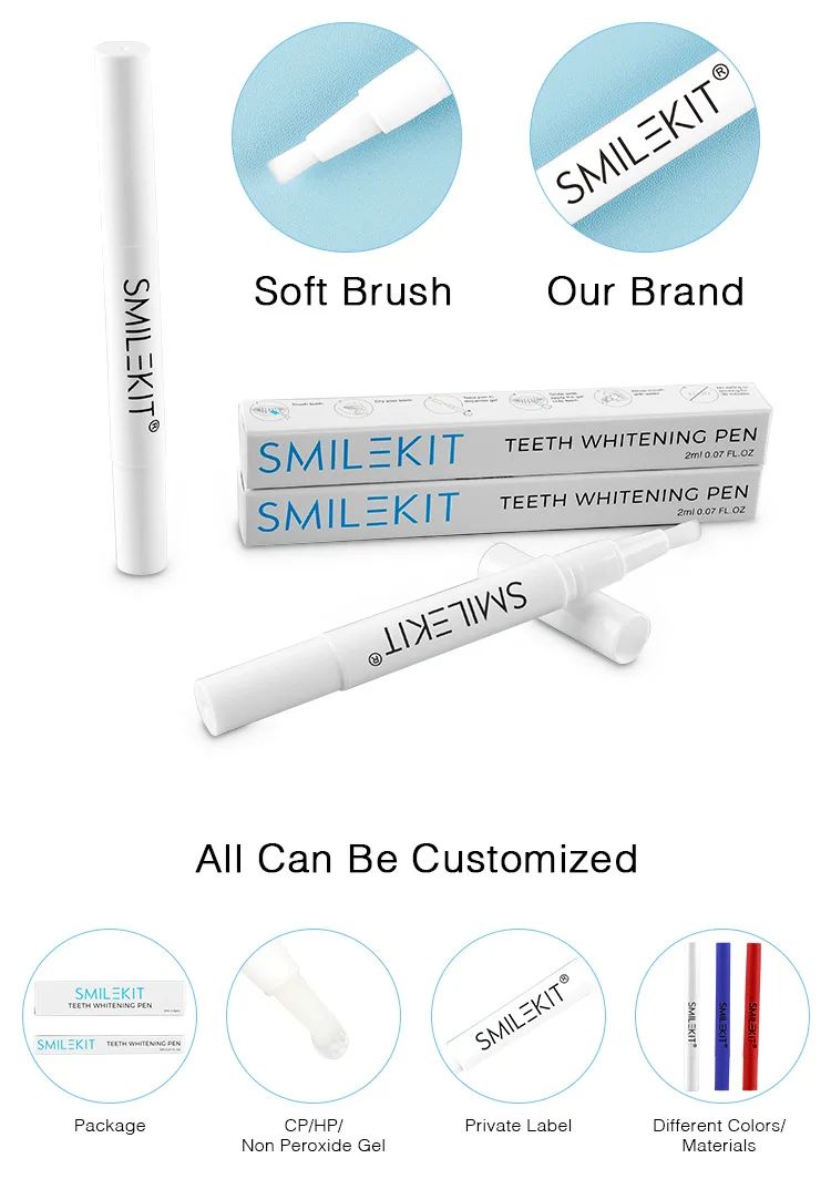 2pcs Professional Teeth Whitening Pen Teeth Whitening Pen Set Teeth Whitening Gel Tooth Cleaning Pen Glos