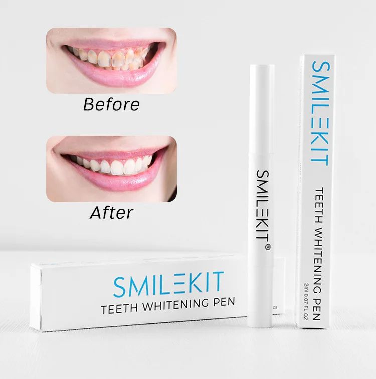 2pcs Professional Teeth Whitening Pen Teeth Whitening Pen Set Teeth Whitening Gel Tooth Cleaning Pen Glos