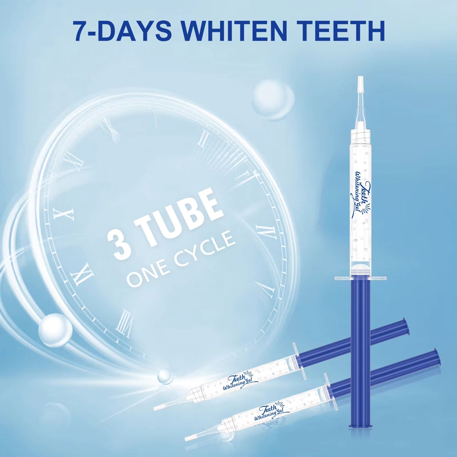 Teeth Whitening Gel 35% Carbamide Peroxide Dental Bleach Gel Oral Care Bleaching Tooth Whitener Gel Professional Clean 3mlX7pcs