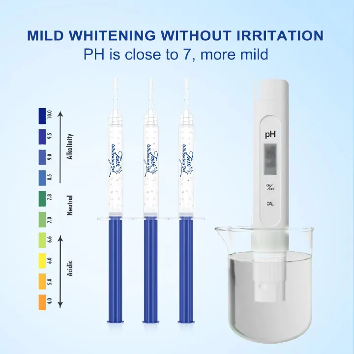 Teeth Whitening Gel 35% Carbamide Peroxide Dental Bleach Gel Oral Care Bleaching Tooth Whitener Gel Professional Clean 3mlX7pcs