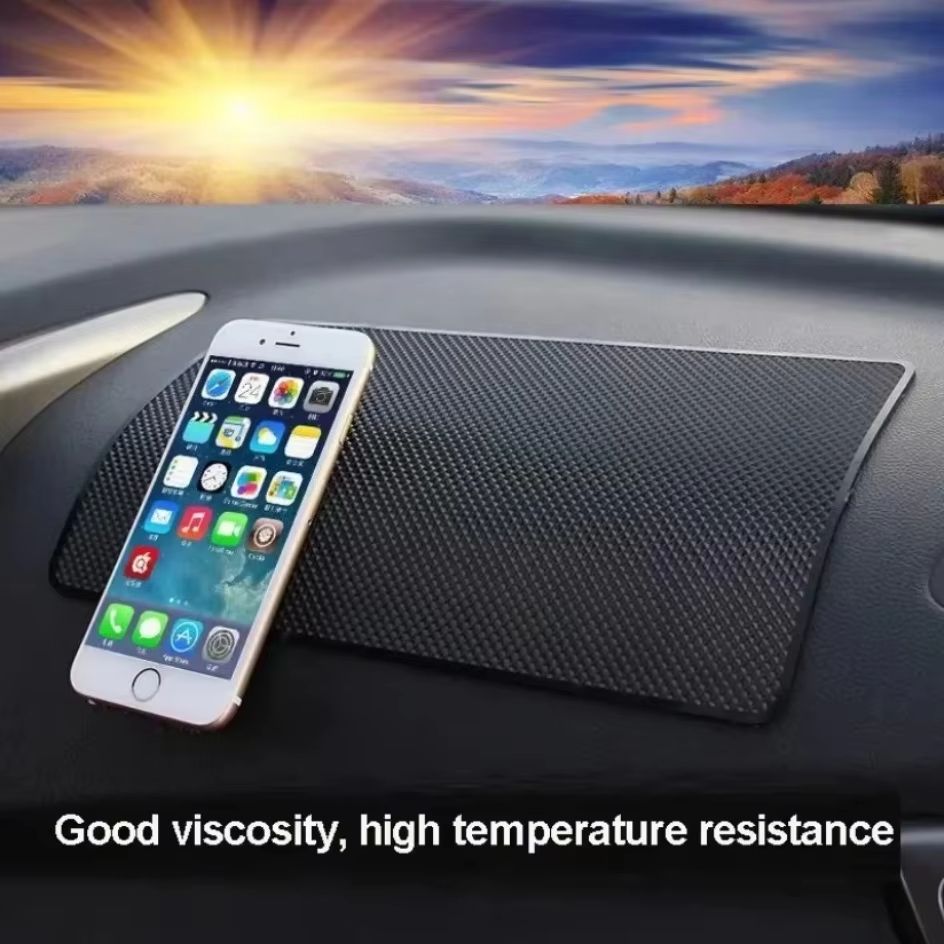 Car Dashboard Anti-Slip Rubber Pad, 27x 15cm Universal Non-Slip Car Magic Dashboard Sticky Adhesive Mat for Phones Sunglasses Keys Electronic Devices and More Use