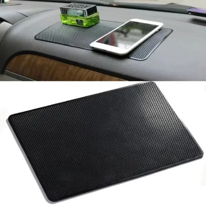 Car Dashboard Anti-Slip Rubber Pad, 27x 15cm Universal Non-Slip Car Magic Dashboard Sticky Adhesive Mat for Phones Sunglasses Keys Electronic Devices and More Use