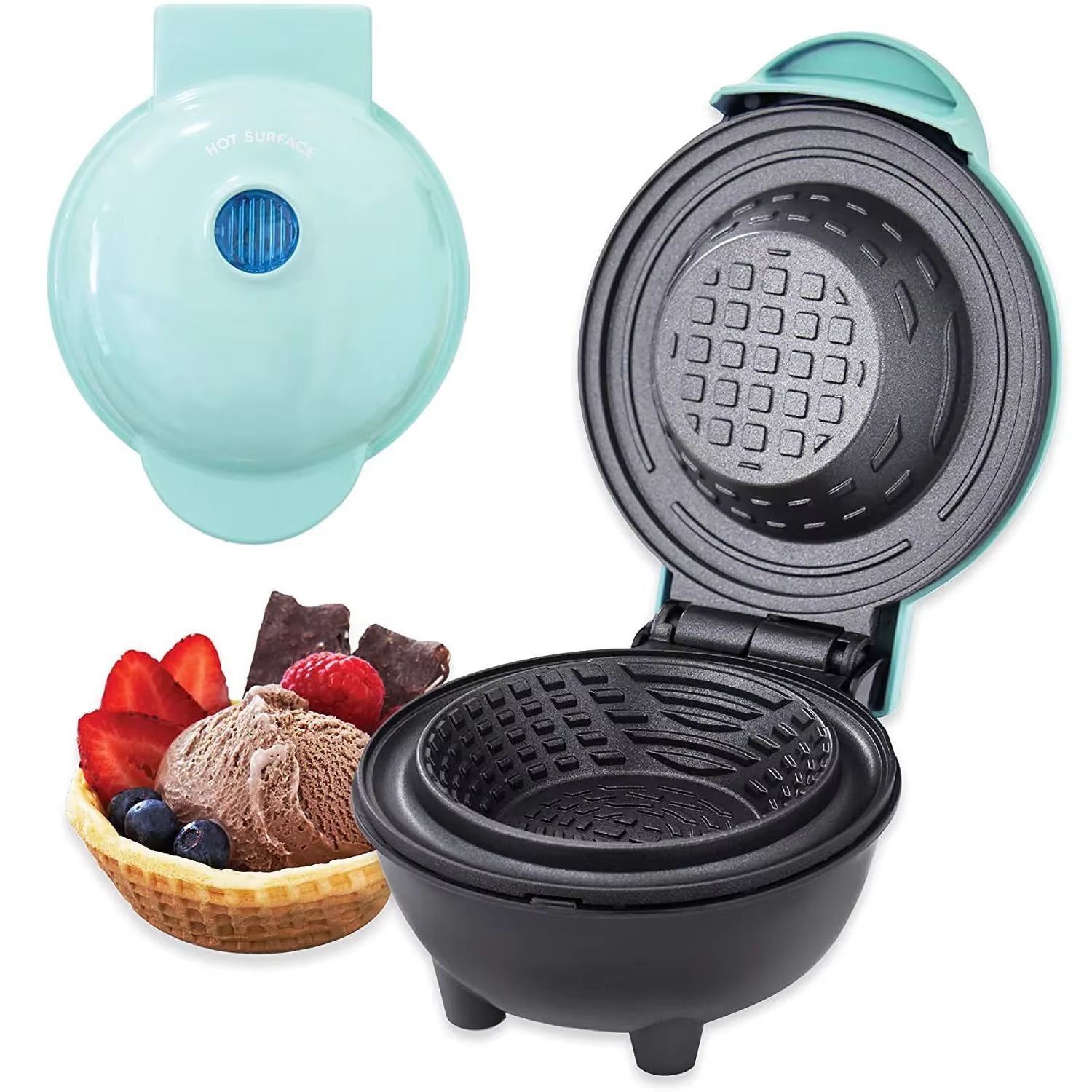 110V Household Waffle Bowl Machine Ice Cream Maker Egg Tart Machine Egg Roll Machine Breakfast Machine from Mainland China