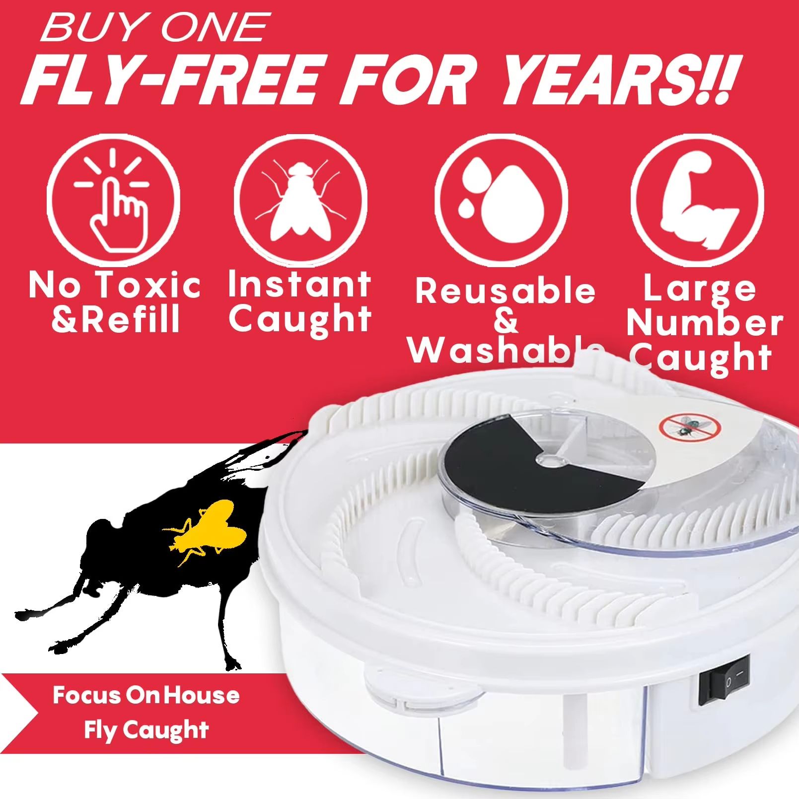 Electric Pest Killer USB Insect Pest Catcher Pest Reject Control Repeller Fly Trap Automatic Flycatcher Indoor Outdoor