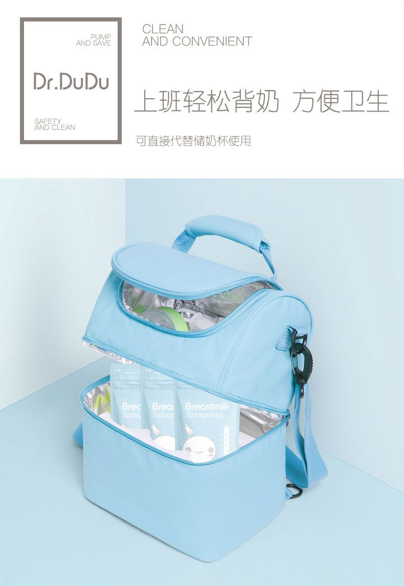 Dr.DuDu Breast Milk Storage Bags 30pcs 200ml Breast Milk Storage Bag Disposable Capacity Frozen Milk Storage Bag BPA Free DD01030