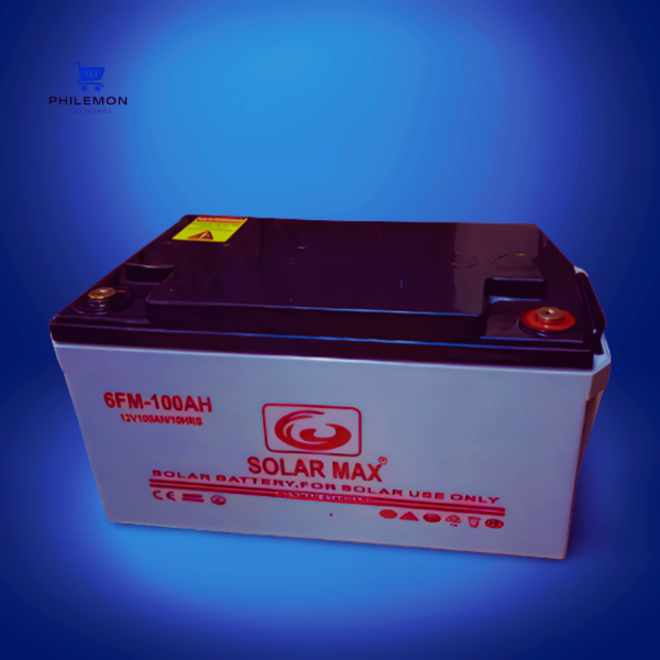 Solarmax High Quality 100ah Solar Battery German Stardard