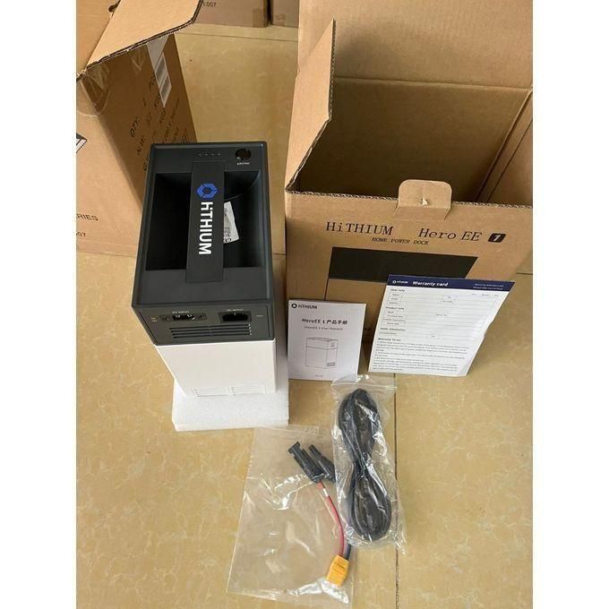 HITHIUM 1000W Portable Rechargeable Power Station 200w Output Portable Power Bank Station Solar Power Lithium 3 In 1 Inverter+Battery+Solar Controller Output 200W Rated Power 1004Wh UPS Plug & Play 2