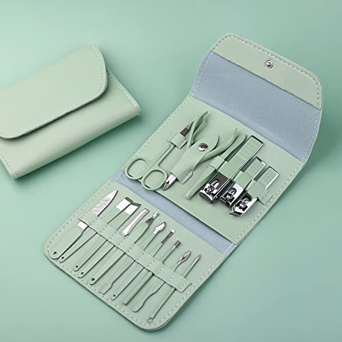 Nail Clipper 12pcs Set, Portable Stainless Steel Manicure Set Beauty Tool For Travel