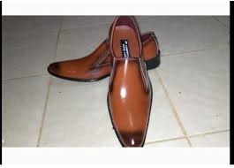 Men's dress shoes comfortable formal business Leather Shoes  - brown