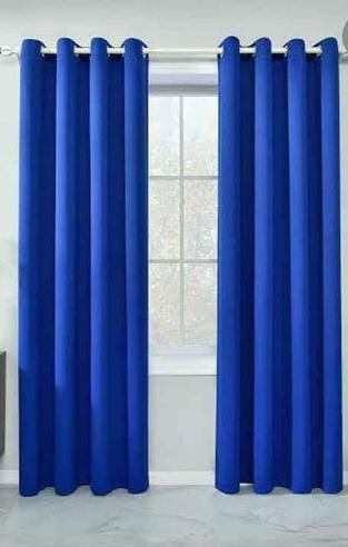 ✨ Elegant 3PCS Plain Curtain Set 🪟 2 Side Curtains (1.5m Each) + 1 Sheer (3m) Height 2.5m – Perfect for Living Room, Bedroom & Office Decor 🏡