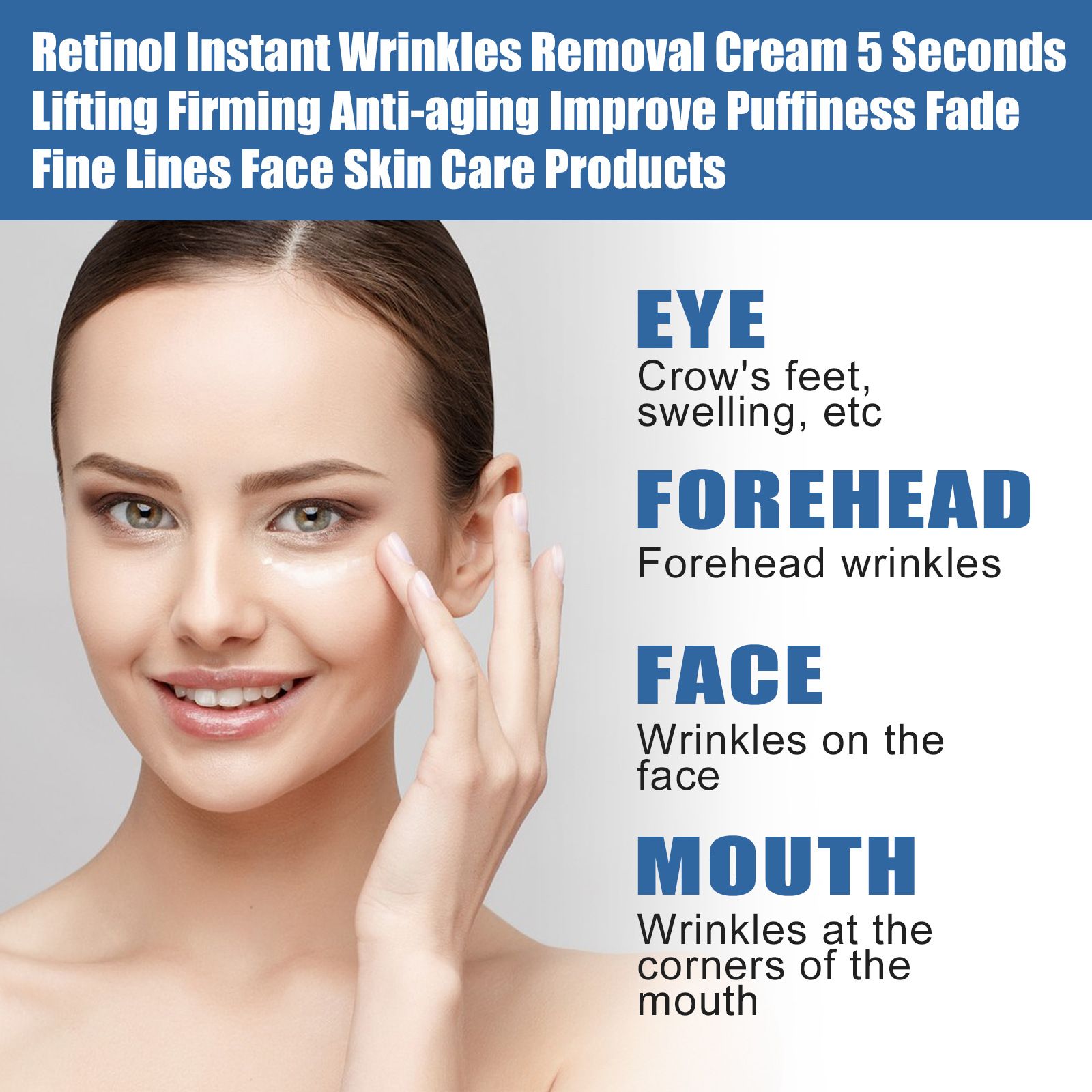 West Month 5-Second Retinol Cream Elastic Skin Moisturizing and Hydrating Cream Softens Skin