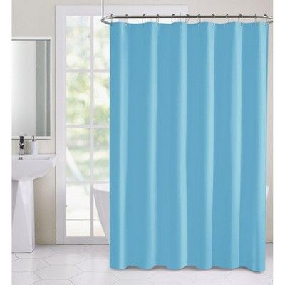 Fashion Elegant Plain Striped Shower Curtain