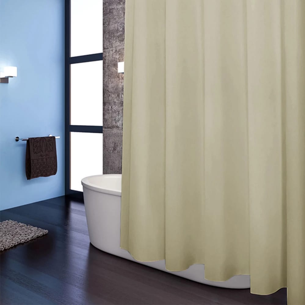 Fashion Elegant Plain Striped Shower Curtain
