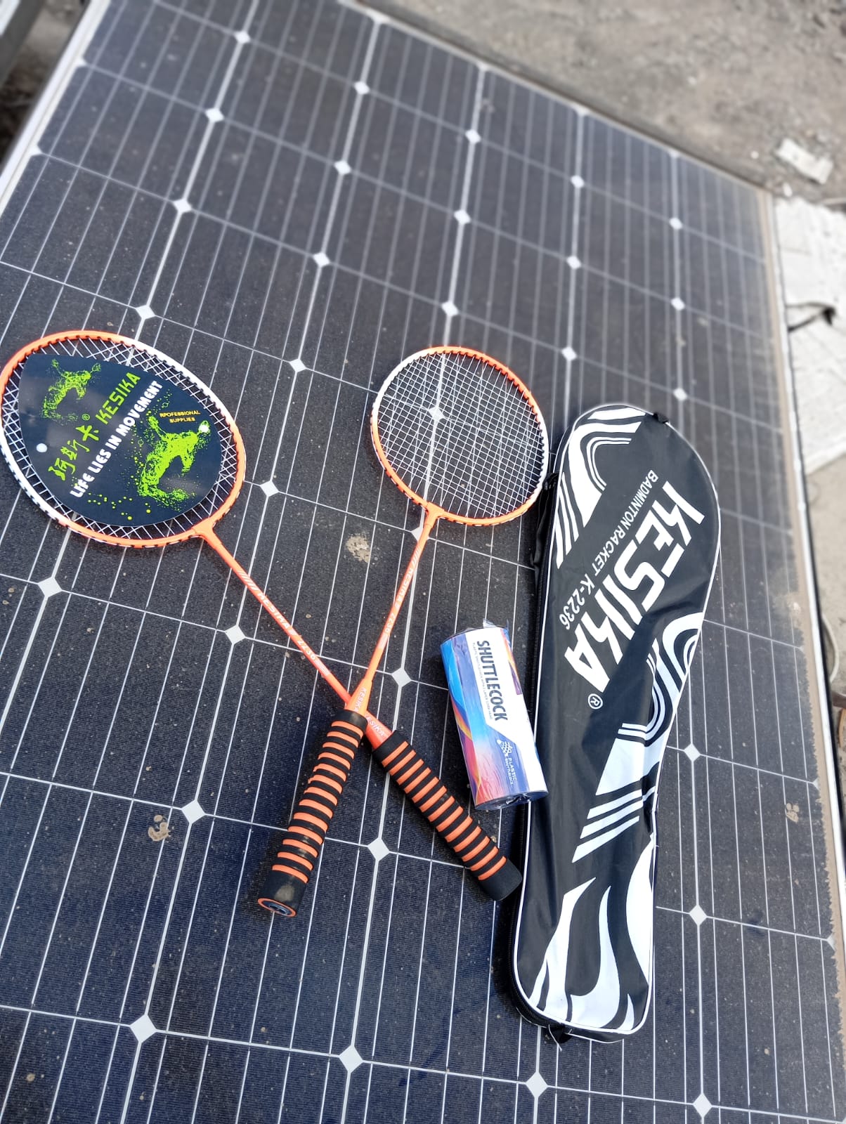 Badminton Set 2 Rackets 2 Shuttlecocks+ Free Carrier Bag