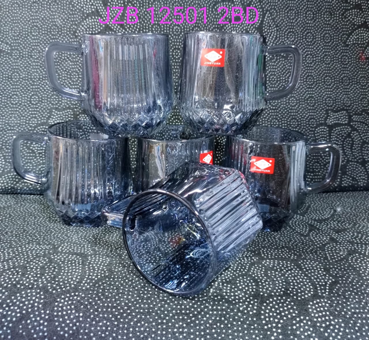 Elegant 6Pcs Hot Chocolate Glass Mugs/Cups 250ml