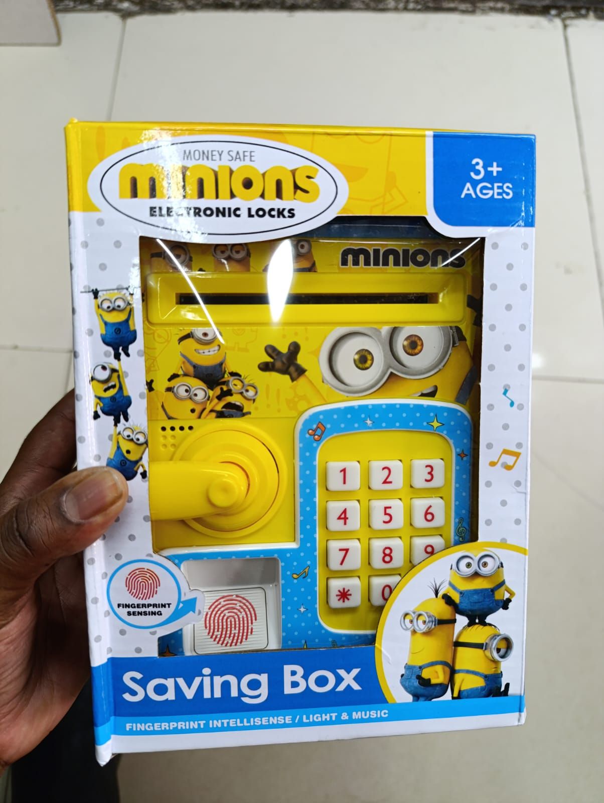 KIDS Electronic piggy home bank ATM Box with password / Fingerprint security