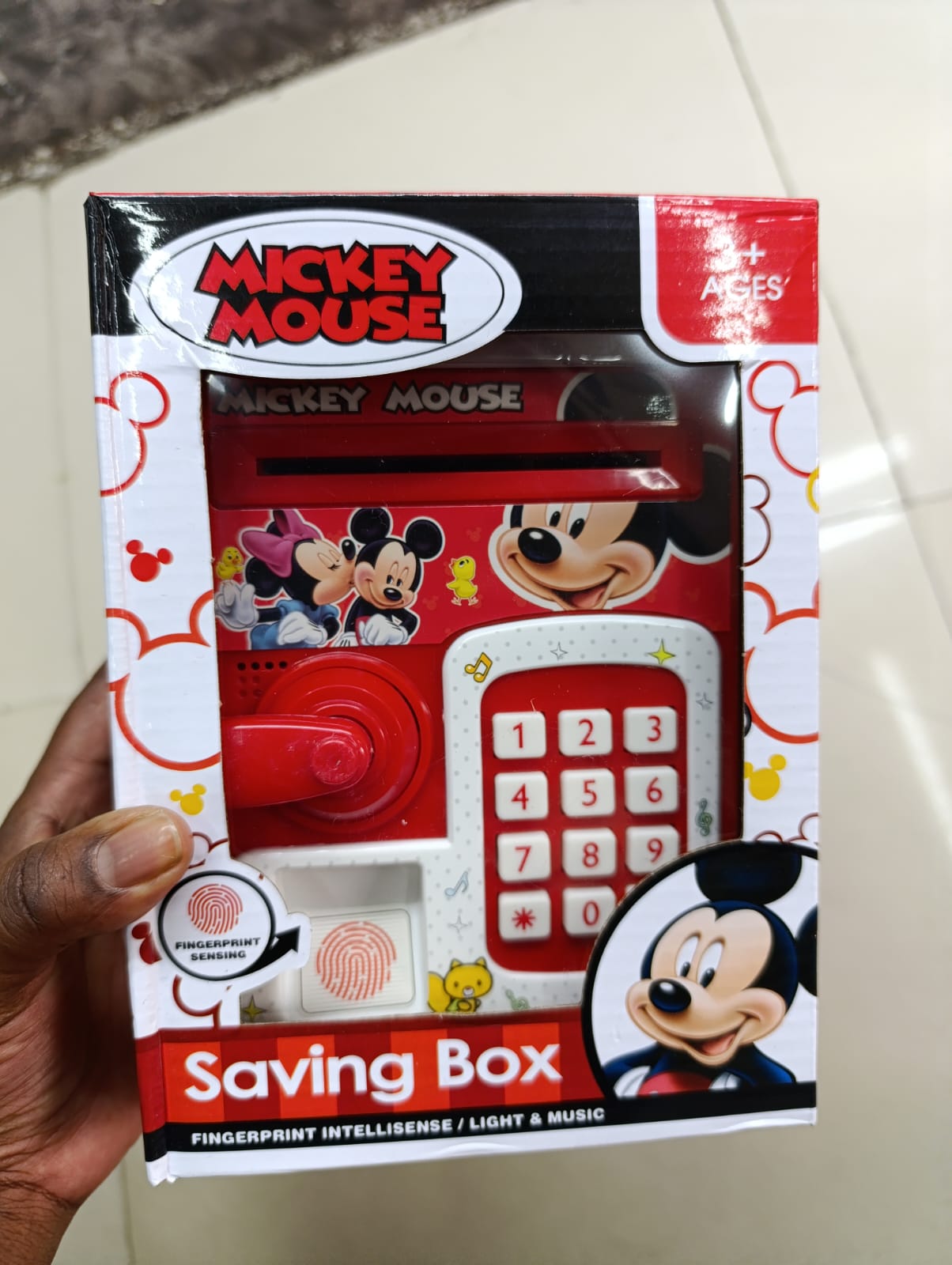 KIDS Electronic piggy home bank ATM Box with password / Fingerprint security