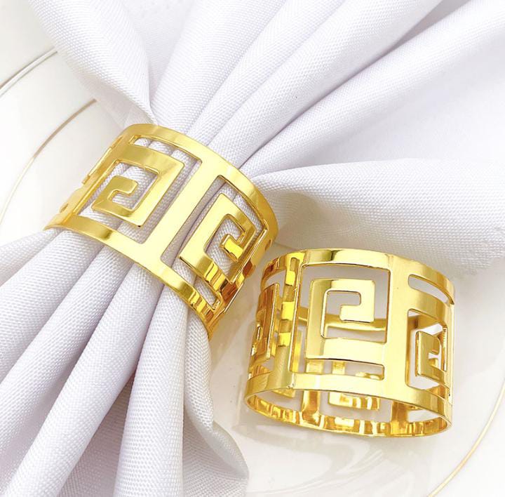 Fashion  Napkin Rings Set Of 6 PCS- For Hotels And Weddings