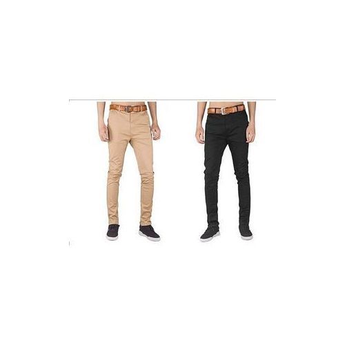 Fashion 2 Pack Soft Khaki Men's Trouser