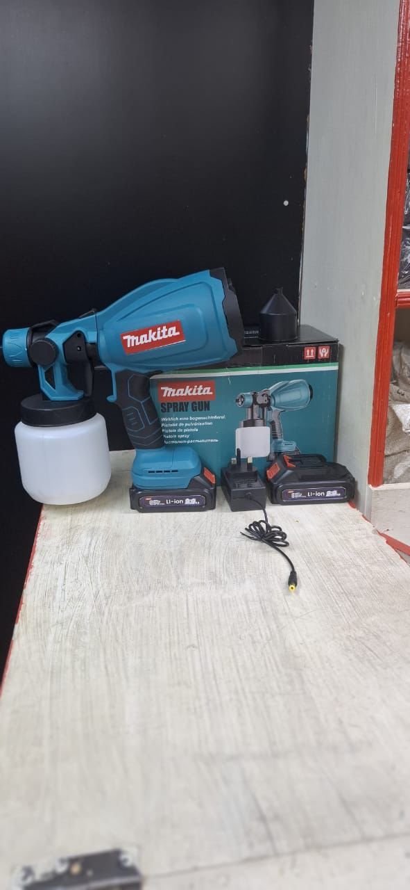 MAKITA CORDLESS SPRAY GUN - Cordless Paint Spraying Machine Electric Spray Gun for Makita 18V Li-ion Battery Household Disinfection Sterilization Sprayer