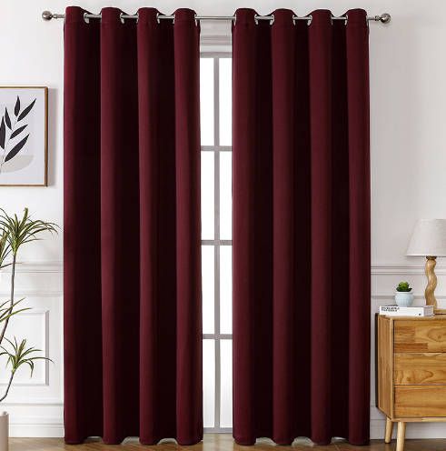 Window Curtains 2Pc 1.5M Each + FREE SHEER.Our bedroom curtains can block out sunlight, darker colors work better. Perfect for late sleepers and afternoon naps.