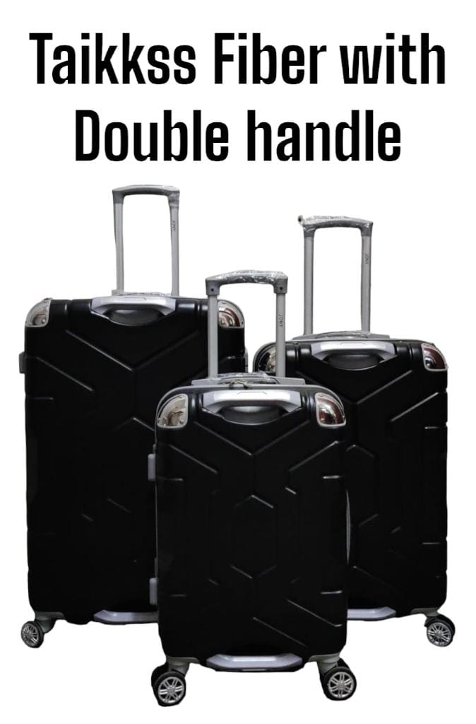 3 Pieces PVC High Quality Travel Suitcase Travel Bag Travel Briefcase With Wheel. Made of durable PVC material, it is lightweight and easy to transport.