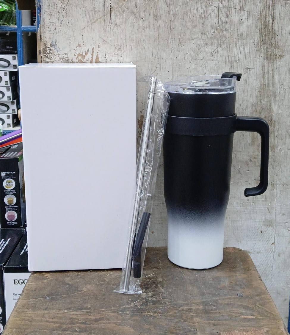 Stanley Tumbler With Handle And Straw Lid Stainless Steel. Our double-layer vacuum insulated travel mug is made of excellent insulation materials, which can keep hot and cold liquids (water, coffee)