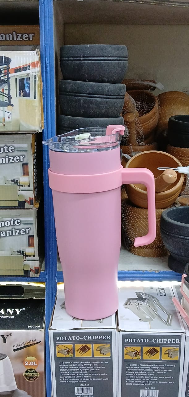 Stanley Tumbler With Handle And Straw Lid Stainless Steel. Our double-layer vacuum insulated travel mug is made of excellent insulation materials, which can keep hot and cold liquids (water, coffee)