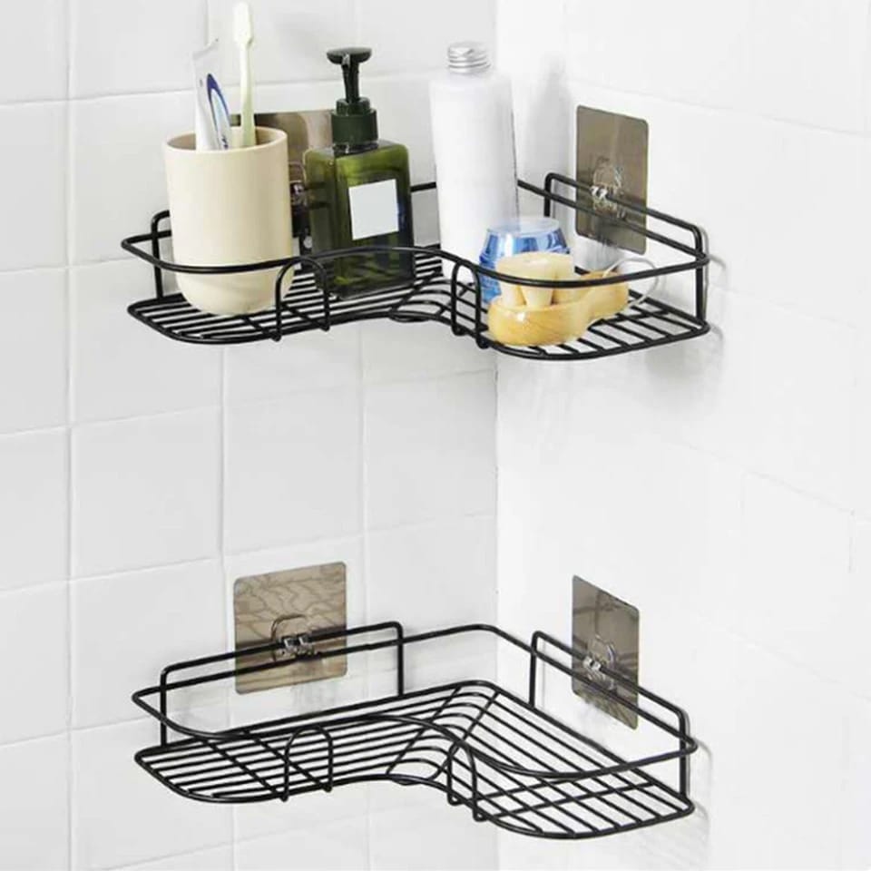 PRICE REDUCED !!! Luxury Bathroom Kitchen Corner Shelf Shower Caddy The shoe rack organizer is both multi-functional and practical, as it provides a compact, space-saving