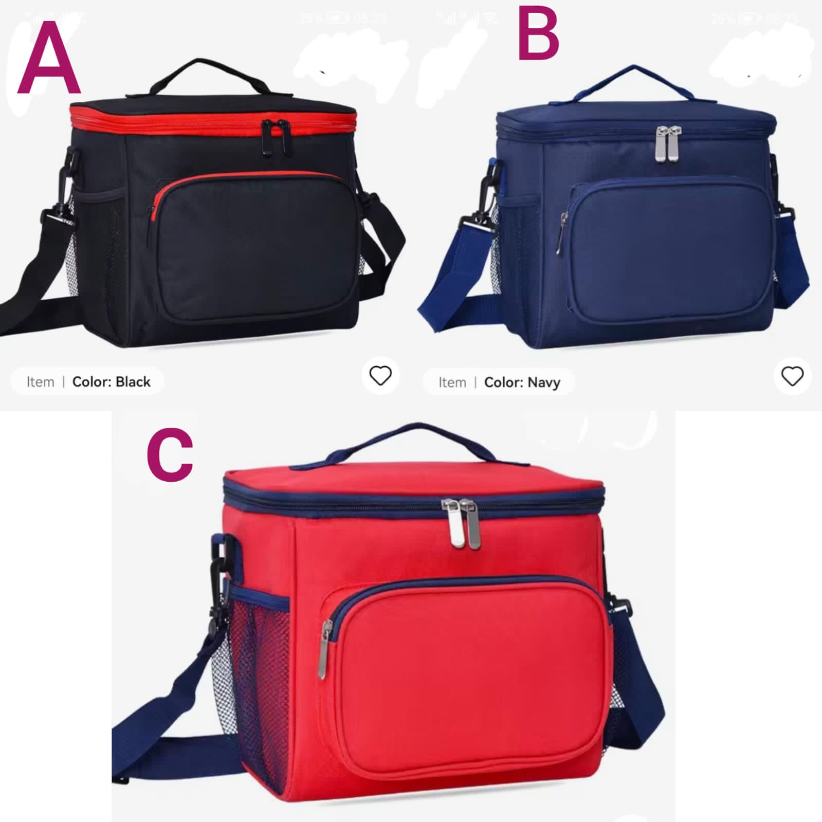 A MUST HAVE LUNCH BAG INSULATED TOTE LUNCH BOX BAG Reusable Lunch Bag with Front Pocket Get our insulated lunch bag, make your life more easier. Large capacity for you to contain your food, fruit,