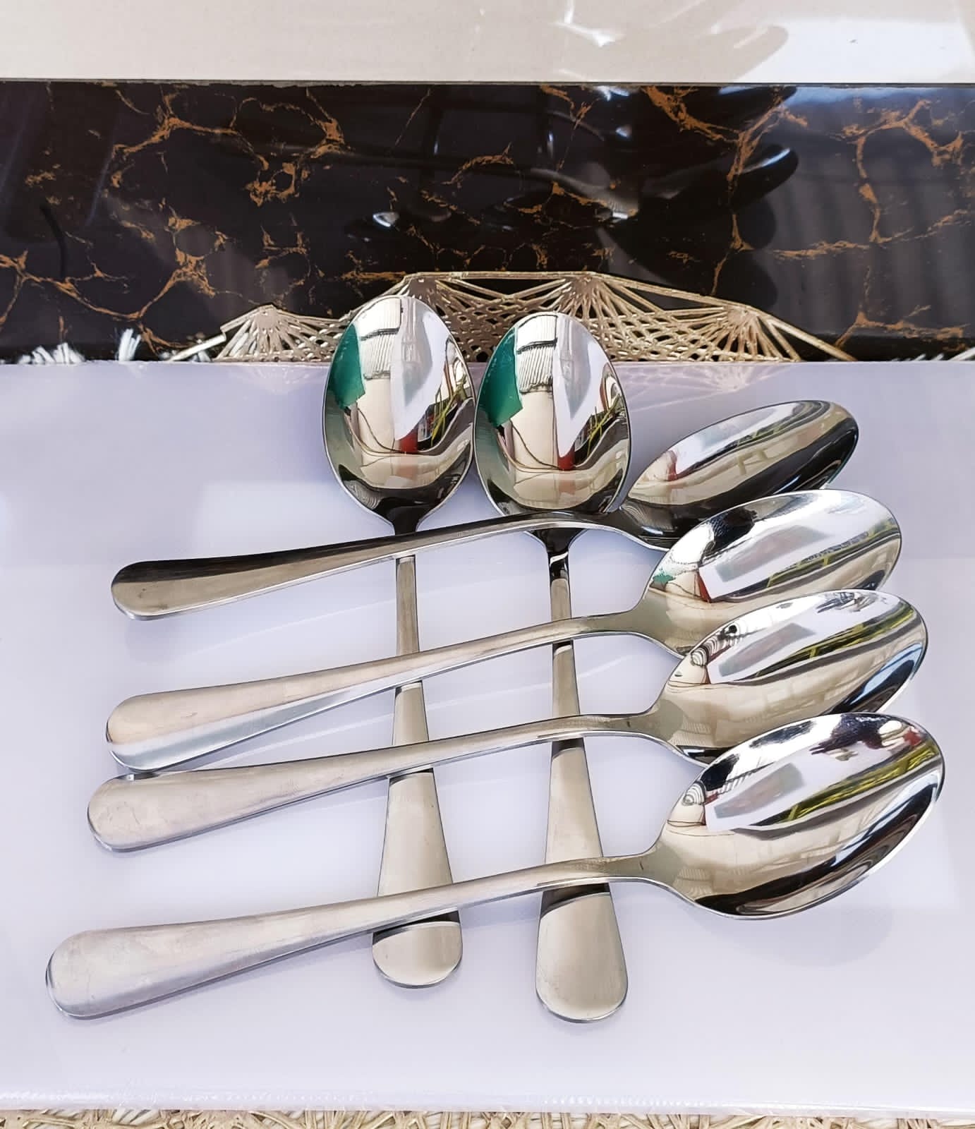SPECIAL OFFER !!! Heavy gauge stainless steel table spoons.Looking for Royal Quality,Stainless Steel Cutlery Set?  the home of kitchen ware has just the thing for you.suitable for all occasions.