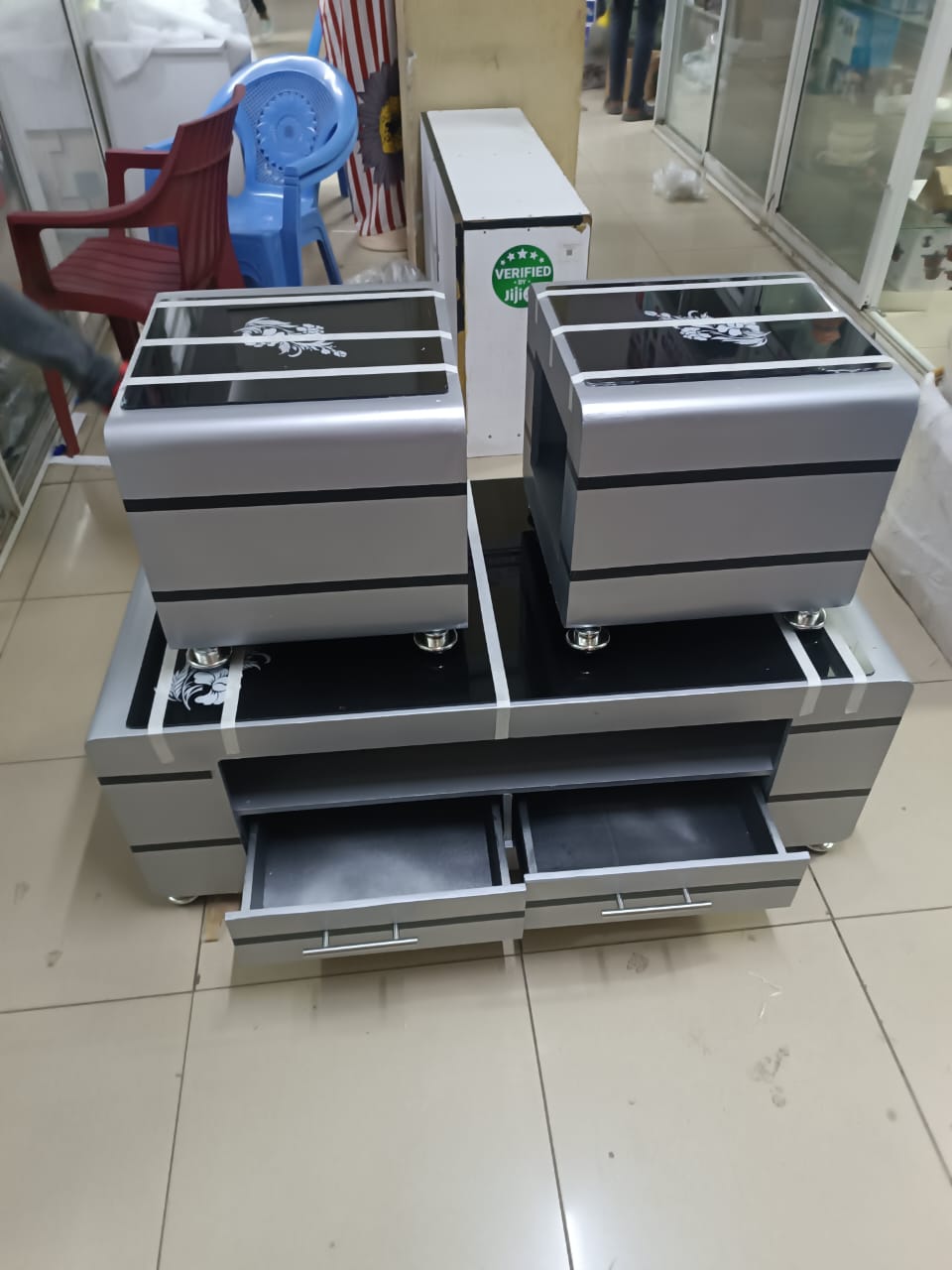 HIGH QUALITY ADORABLE !! CLASSY MODERN MARBLE Stools.Perfect size and lightweight design, easy to move and carry, this table is used for indoor. You can expand it, get extra features.