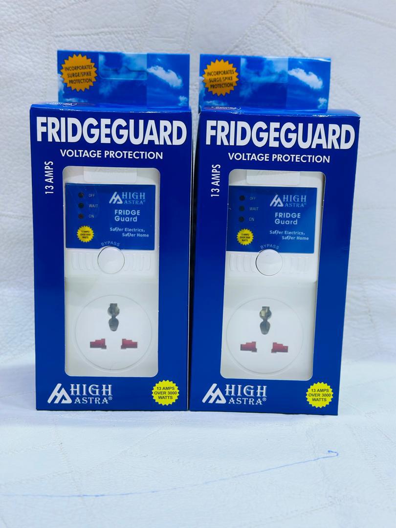 HIGH ASTRA 13 AMP TV & FRIDGE GUARD.voltage protection device designed to safeguard refrigerators, freezers, coolers, and other appliances against harmful power fluctuations